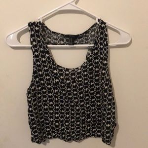 Women’s Forever 21 black and white top US M